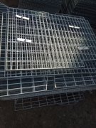 出口南非堆取料機的穿圓鋼的壓焊鋼格板